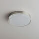 Illuminaire II LED 7 inch Satin Nickel Flush Mount Ceiling Light