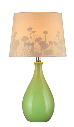 Edaline 23 inch 60.00 watt Light Green Table Lamp Portable Light