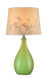Edaline 23 inch 60.00 watt Light Green Table Lamp Portable Light
