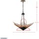 Aristocrat 6 Light 32 inch Dark Bronze and French Gold Pendant Ceiling Light