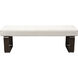 Sander Aged Bronze with White Bench
