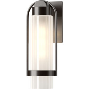Alcove 1 Light 15.8 inch Coastal White Outdoor Sconce in Frosted, Small