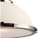Chadwick 1 Light 13 inch Polished Nickel Pendant Ceiling Light