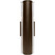 Espada 2 Light 16 inch Bronze Outdoor Wall Sconce