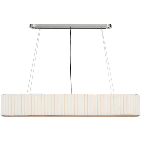 Ian K. Fowler Palati LED 54 inch Polished Nickel Linear Chandelier Ceiling Light, Large