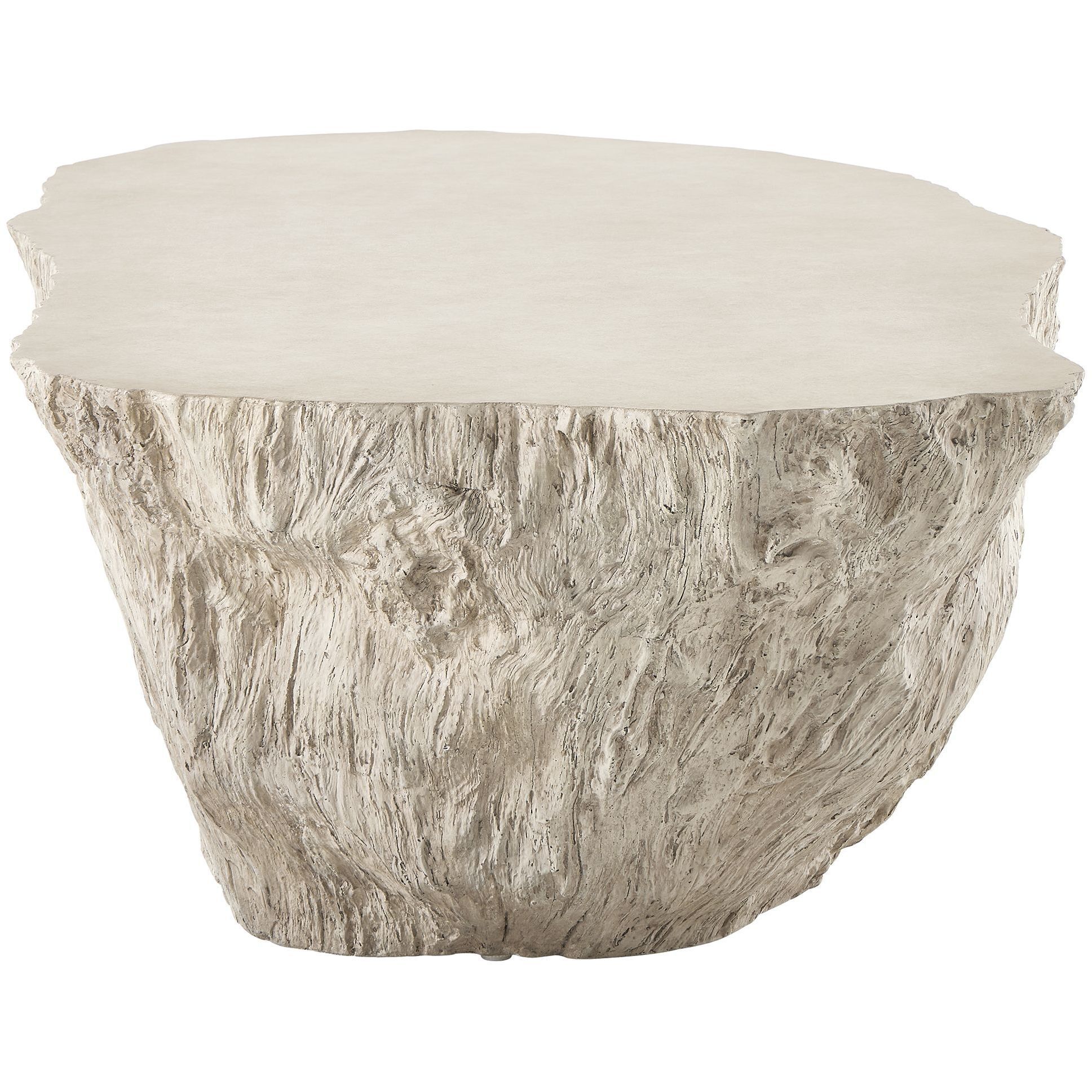 Oakmont 60 X 17 inch Natural Concrete Outdoor Coffee Table