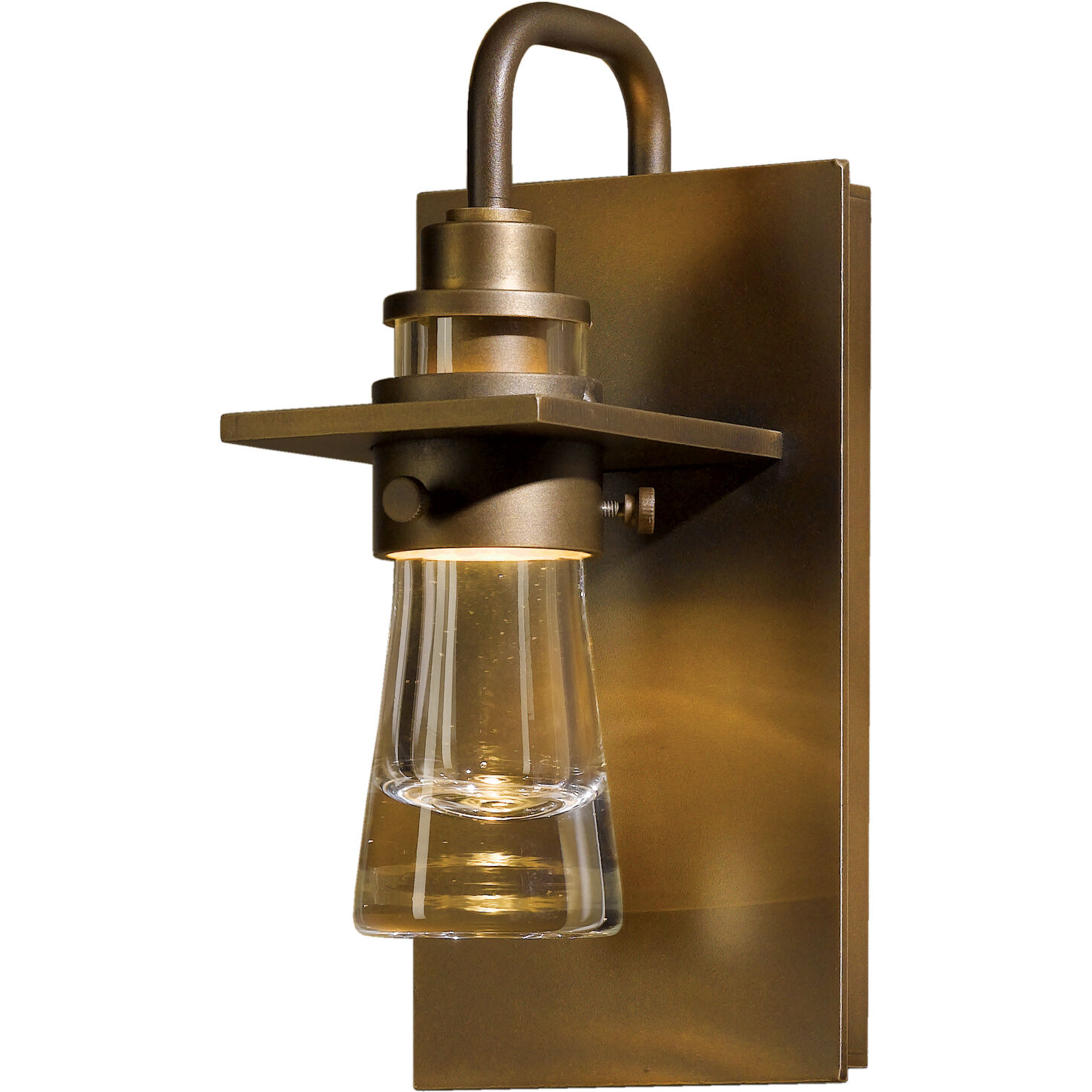 Erlenmeyer 1 Light 9.5 inch Coastal Gold Outdoor Sconce - Open Box