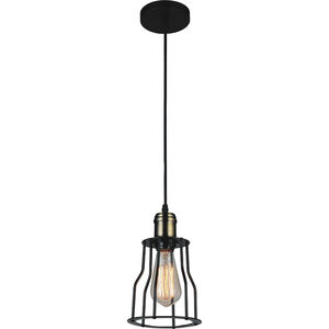 Graham 1 Light 6 inch Black Down Mini Pendant Ceiling Light