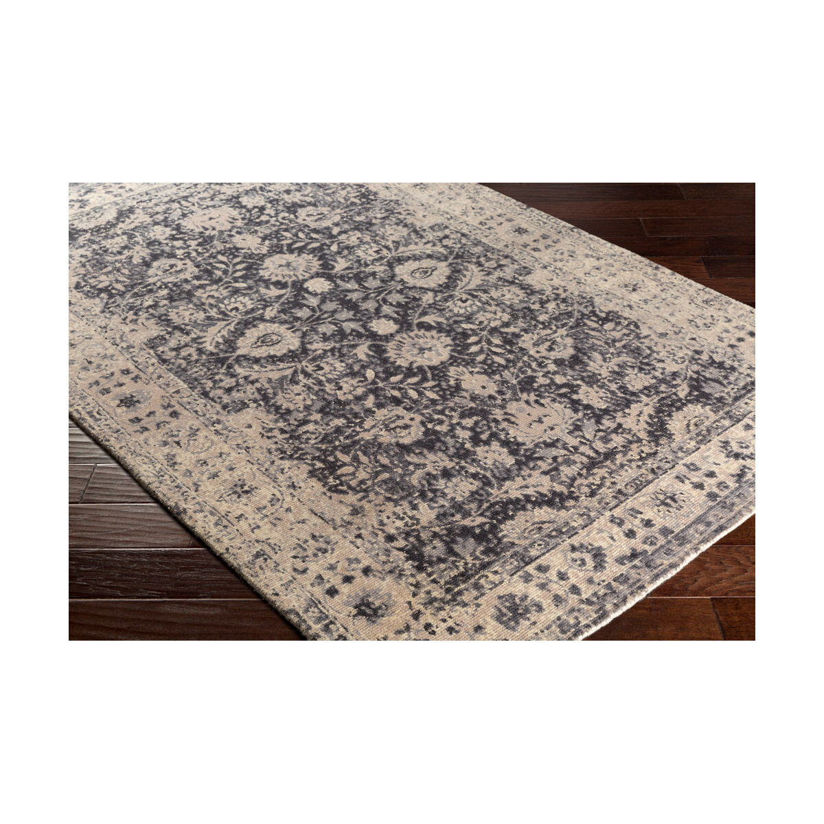 Edith 36 X 24 inch Neutral and Neutral Area Rug, Wool