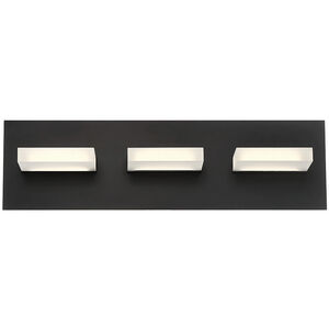 Olson LED 18 inch Black Vanity Light Wall Light