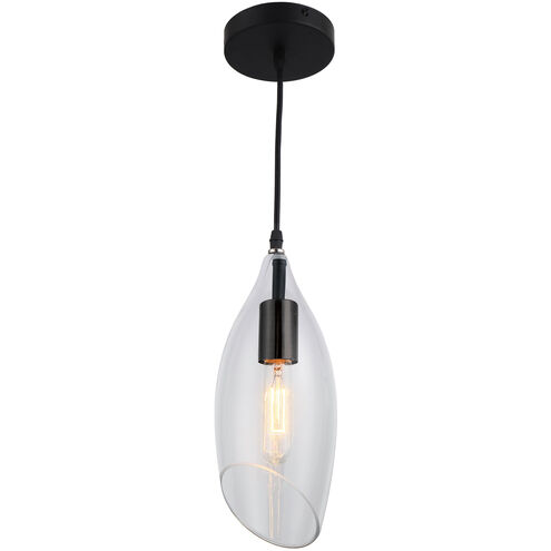 Abba 1 Light 5 inch Clear Pendant Ceiling Light