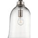 Campanile 1 Light 11 inch Nickel Pendant Ceiling Light