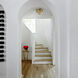 Calypso 3 Light 10.5 inch Vibrant Gold Flush Ceiling Light
