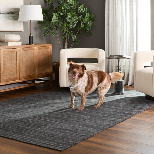 Kiran 90 X 63 inch Dark Grey Rug in 5 x 7
