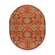 Caesar 120 X 96 inch Burnt Orange/Khaki/Tan/Camel/Dark Brown/Olive Rugs, Wool