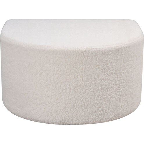 Keeler 13.5 inch White Accent Stool