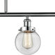 Ballston Beacon LED 48 inch Polished Chrome Island Light Ceiling Light in Clear Glass, Ballston