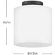 Pippa LED 8.5 inch Black Foyer Light Ceiling Light, Flush Mount