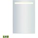 Gleam 36 X 24 inch Mirror with Brushed Aluminum Wall Mirror, Bluetooth Speakers