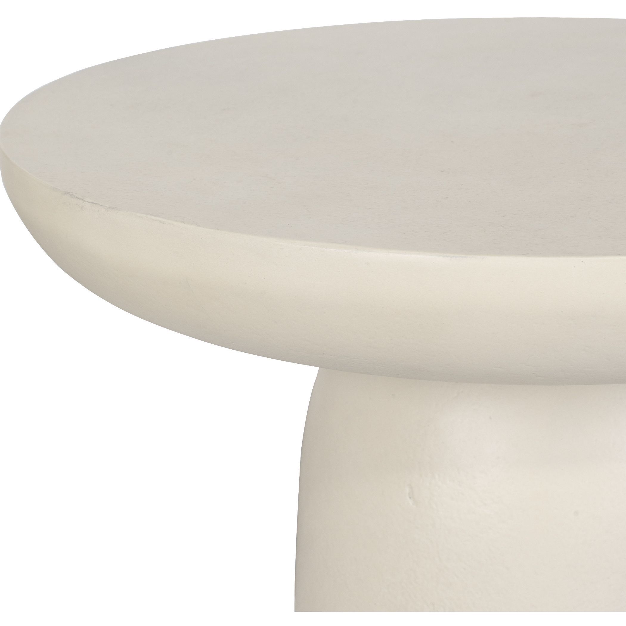 Joppa 21 X 15 inch Warm White Outdoor Accent Table