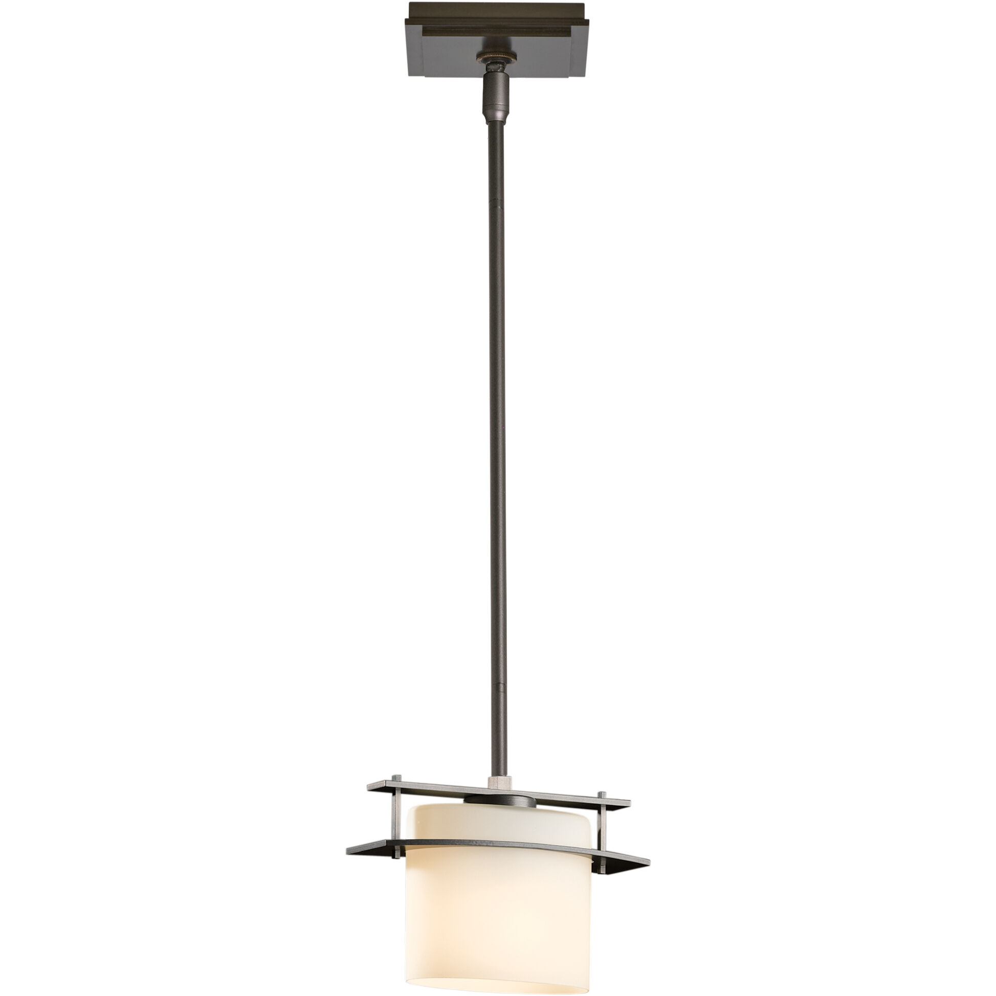 Arc Ellipse 1 Light 9 inch Dark Smoke Mini Pendant Ceiling Light