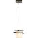 Arc Ellipse 1 Light 9 inch Dark Smoke Mini Pendant Ceiling Light