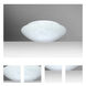 Nova 13 LED 13 inch Flush Mount Ceiling Light in Carrera Glass