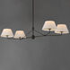 Dunbridge 4 Light 62 inch Antique Bronze Linear Pendant Ceiling Light
