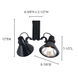 Signature 2 Light 120V Silver Track Lighting Ceiling Light
