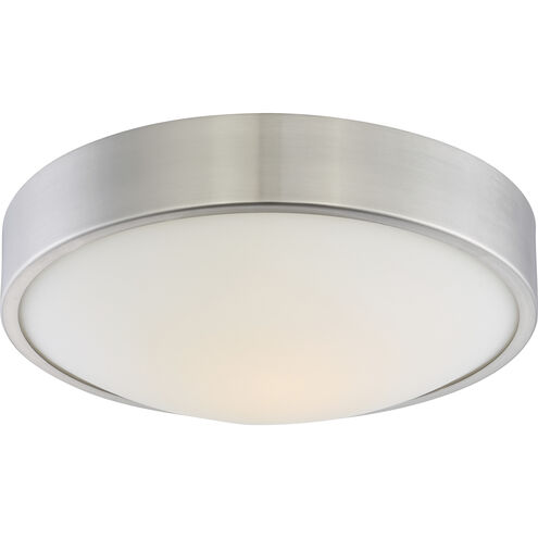 Perk LED 13 inch Brushed Nickel Flush Mount Ceiling Light