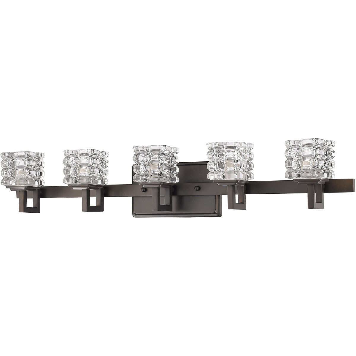 5 light oil rubbed clearance bronze vanity light