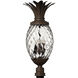 Plantation LED 30 inch Copper Bronze Outdoor Post Mount Lantern, Low Voltage