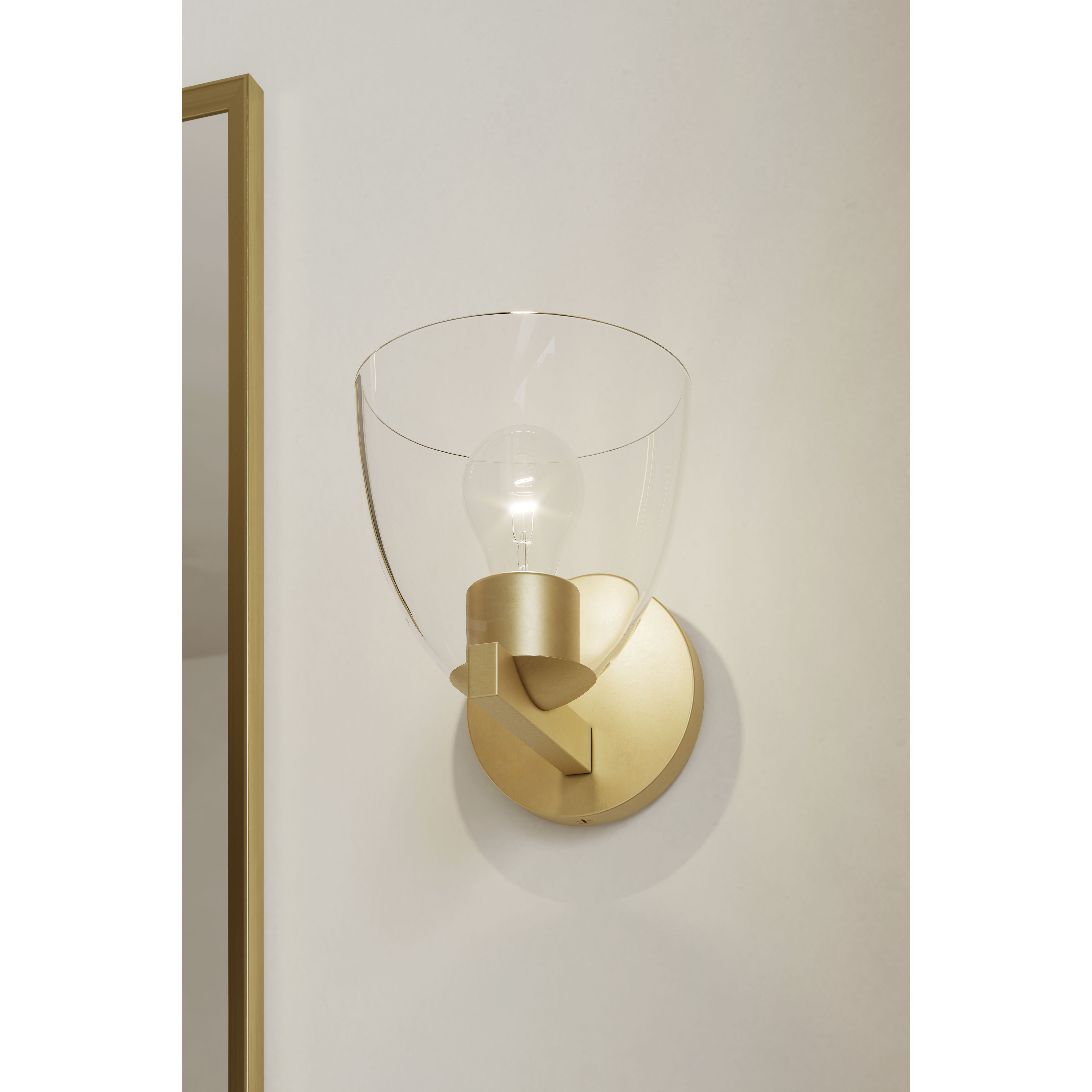 Noellea 1 Light 6.5 inch Legacy Brass Bath Sconce Wall Light