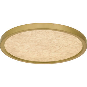 Outskirts LED 15 inch Brushed Gold Flush Mount Ceiling Light, Medium