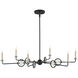 Privateer 6 Light 43.75 inch Blacksmith Chandelier Ceiling Light