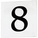 Address White Square Tile