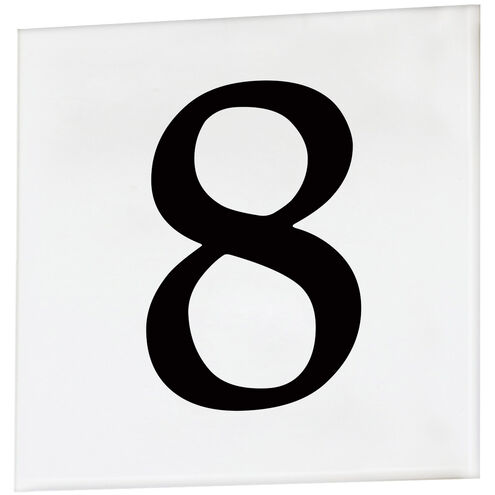Address White Square Tile