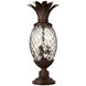 Plantation 3 Light 25.25 inch Copper Bronze Outdoor Post Mount Lantern in Non-LED
