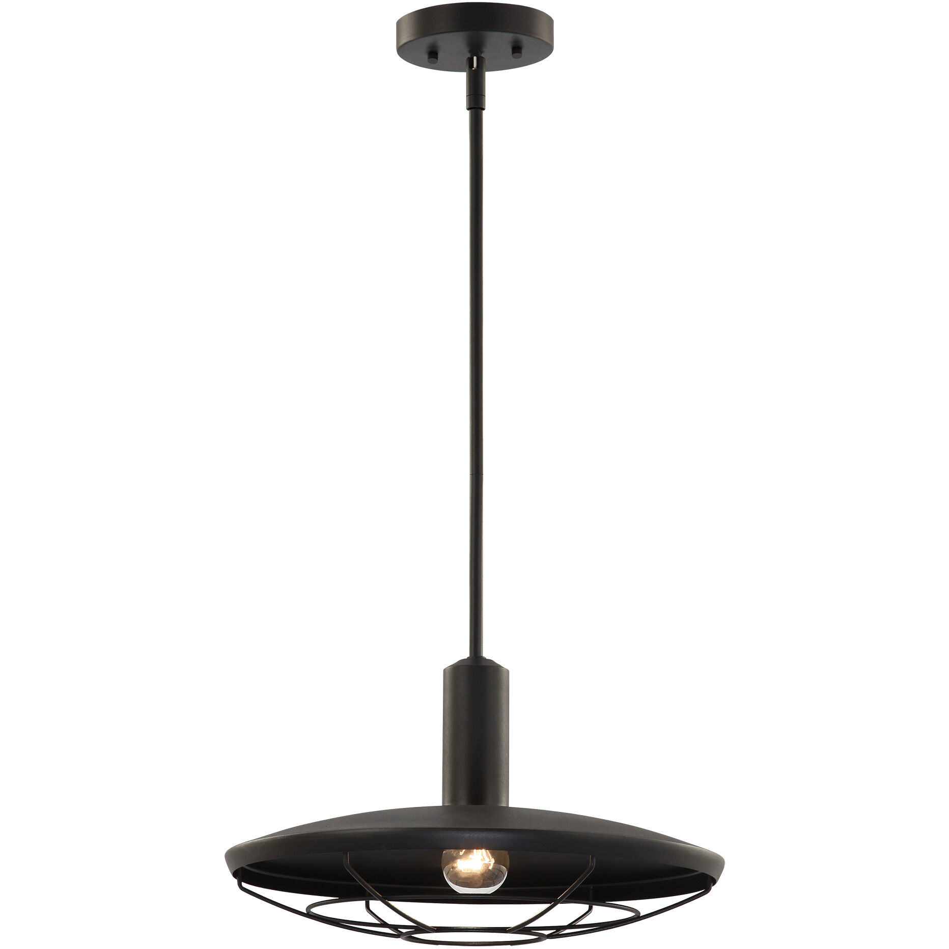 Compton 1 Light 16 inch Matte Black Wall Sconce Wall Light