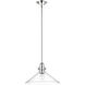Dwyer 1 Light 15 inch Polished Nickel Pendant Ceiling Light