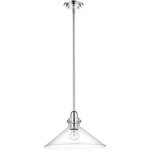 Dwyer 1 Light 15 inch Polished Nickel Pendant Ceiling Light
