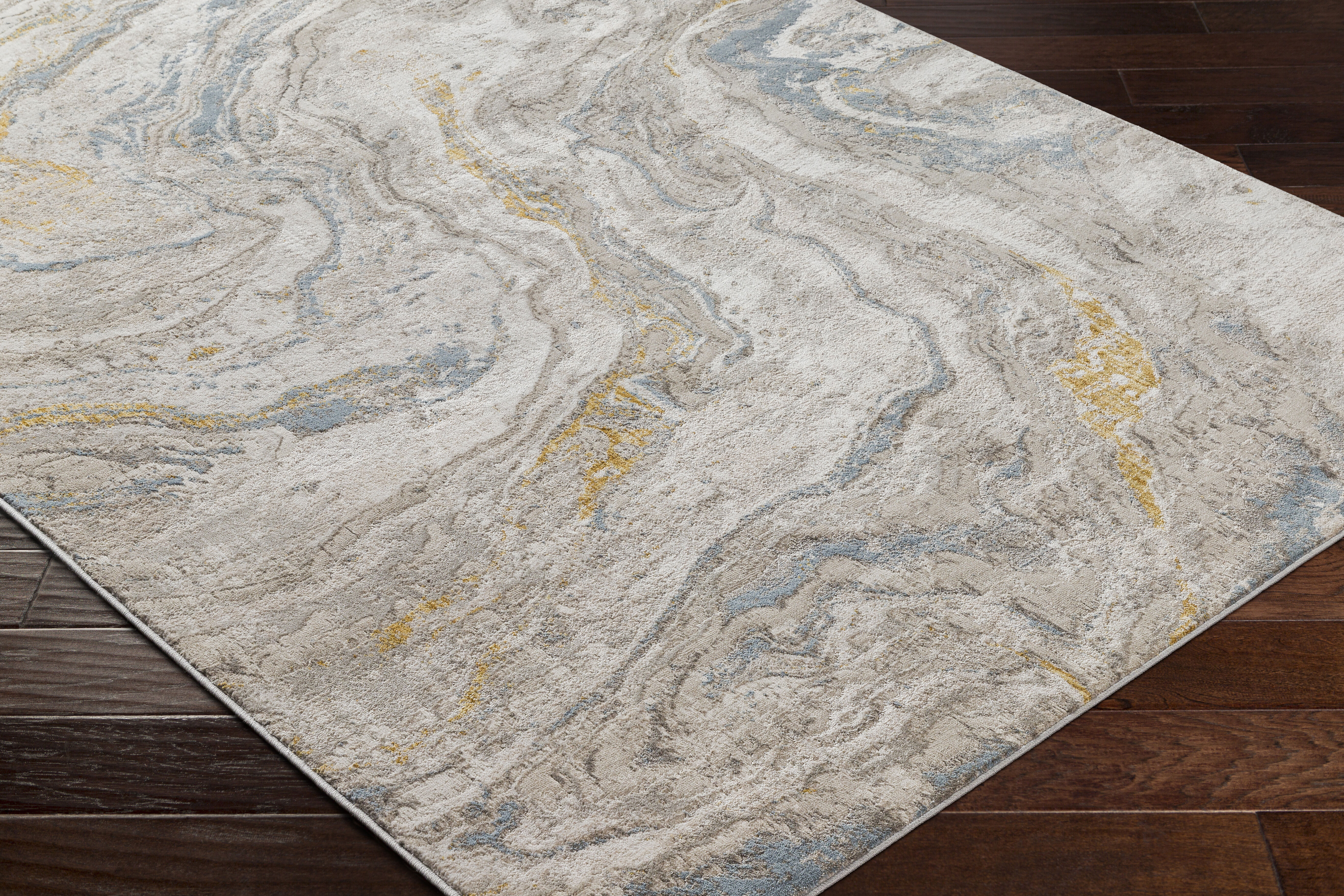 Roswell 108 X 79 inch Taupe Rug, Rectangle