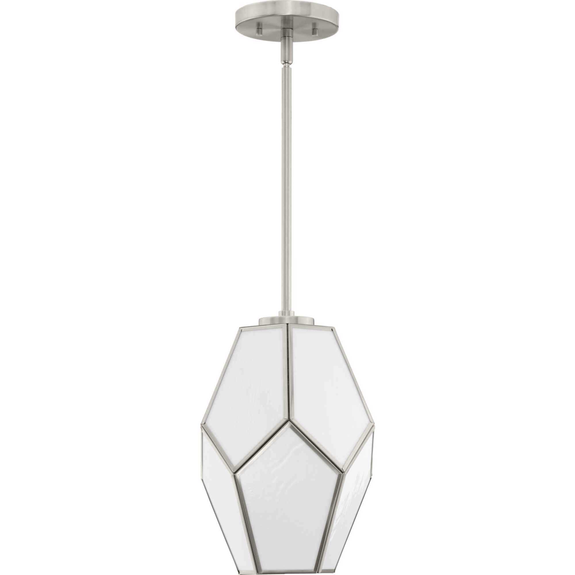 Latham 1 Light 9 inch Brushed Nickel Pendant Ceiling Light