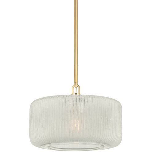 Beechurst 1 Light 16 inch Aged Brass Pendant Ceiling Light