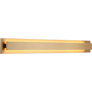 Baretta LED 35 inch Aged Gold Brass Wall Sconce Wall Light