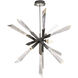 Beyond Solitude LED 48 inch Antique Nickel Chandelier Ceiling Light