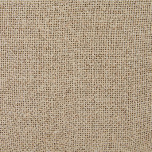 Enid Oatmeal Linen and Natural Iron Chair