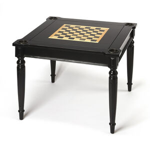 Masterpiece Vincent  36 X 36 inch Black Licorice Game Table