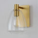 Babylon 1 Light 7 inch Satin Brass Wall Sconce Wall Light