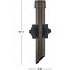 Issac 16 inch Bronze Power Post